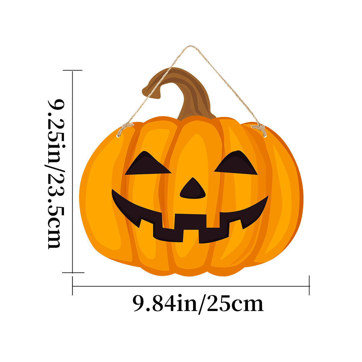 Wooden Halloween Haunted Doorplate
