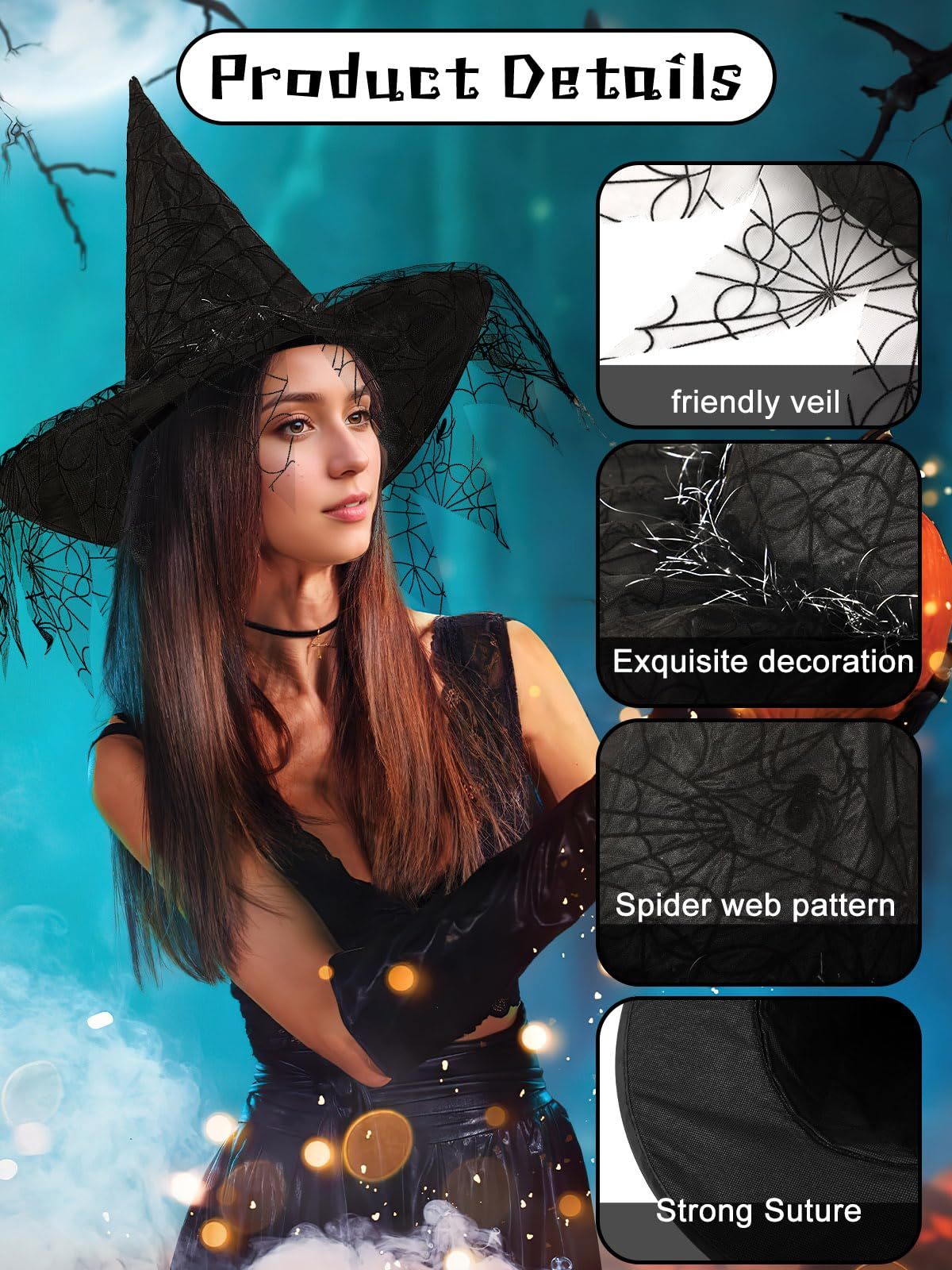 Halloween Witch Hats For Women
