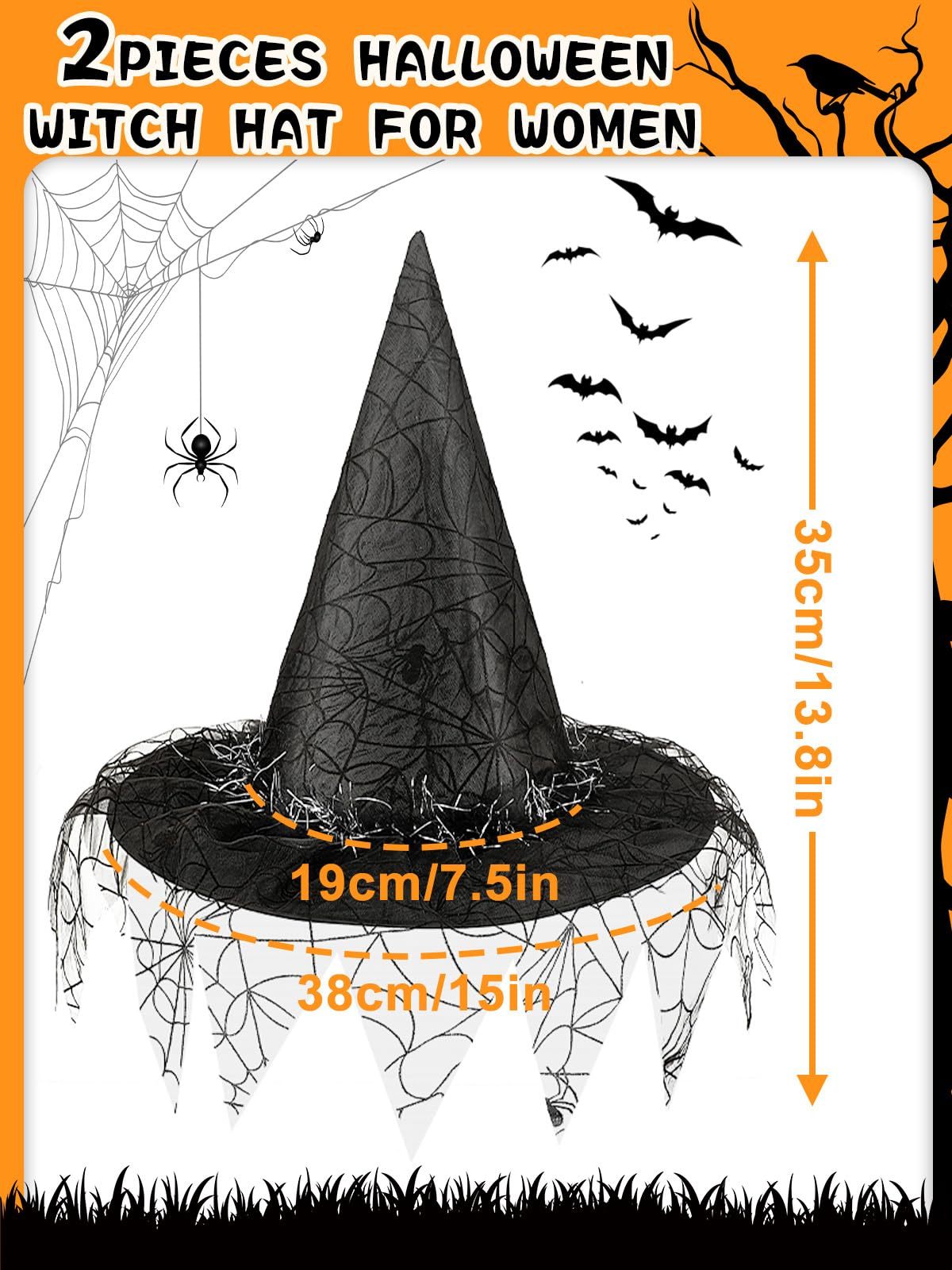 Halloween Witch Hats For Women