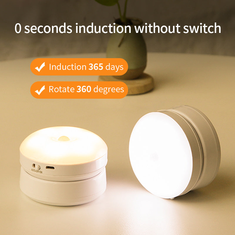 rotating human body sensor light