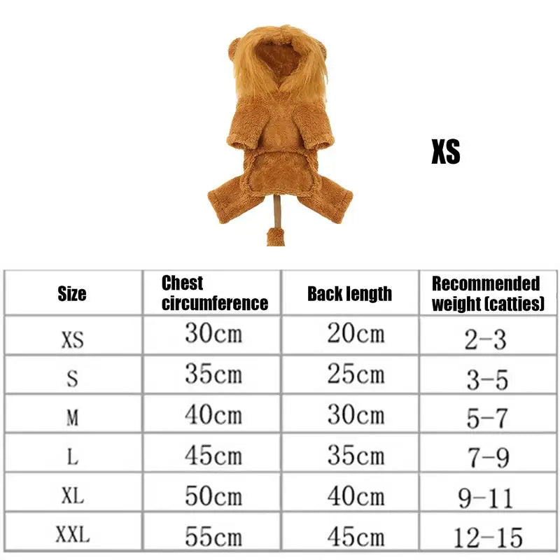 Pet Dog Clothes Cat Cartoon Lion Tiger Zebra Leopard Outfit Halloween Cosplay Hoodie Costume Autumn Winter Dog Party Clothing