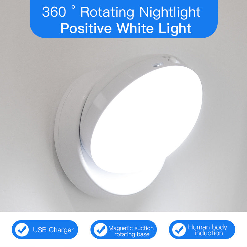 rotating human body sensor light