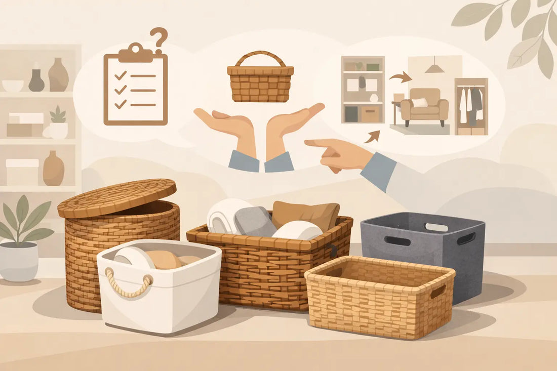 How to Choose Home Storage Baskets