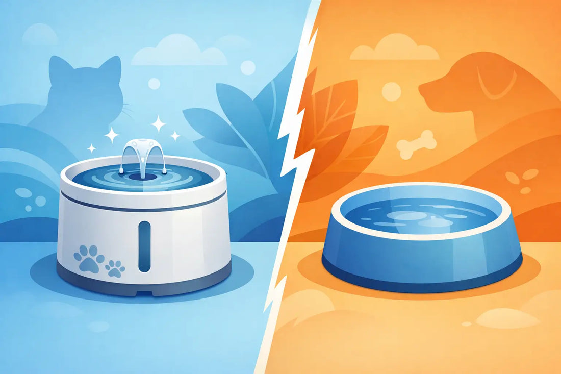 Pet Water Fountain vs Bowl: Which Wins?