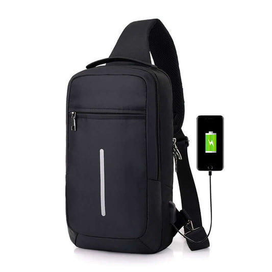 USB Charging Shoulder Bag – Anti-Theft Design