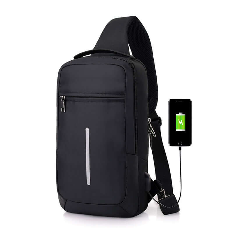 USB Charging Shoulder Bag – Anti-Theft Design