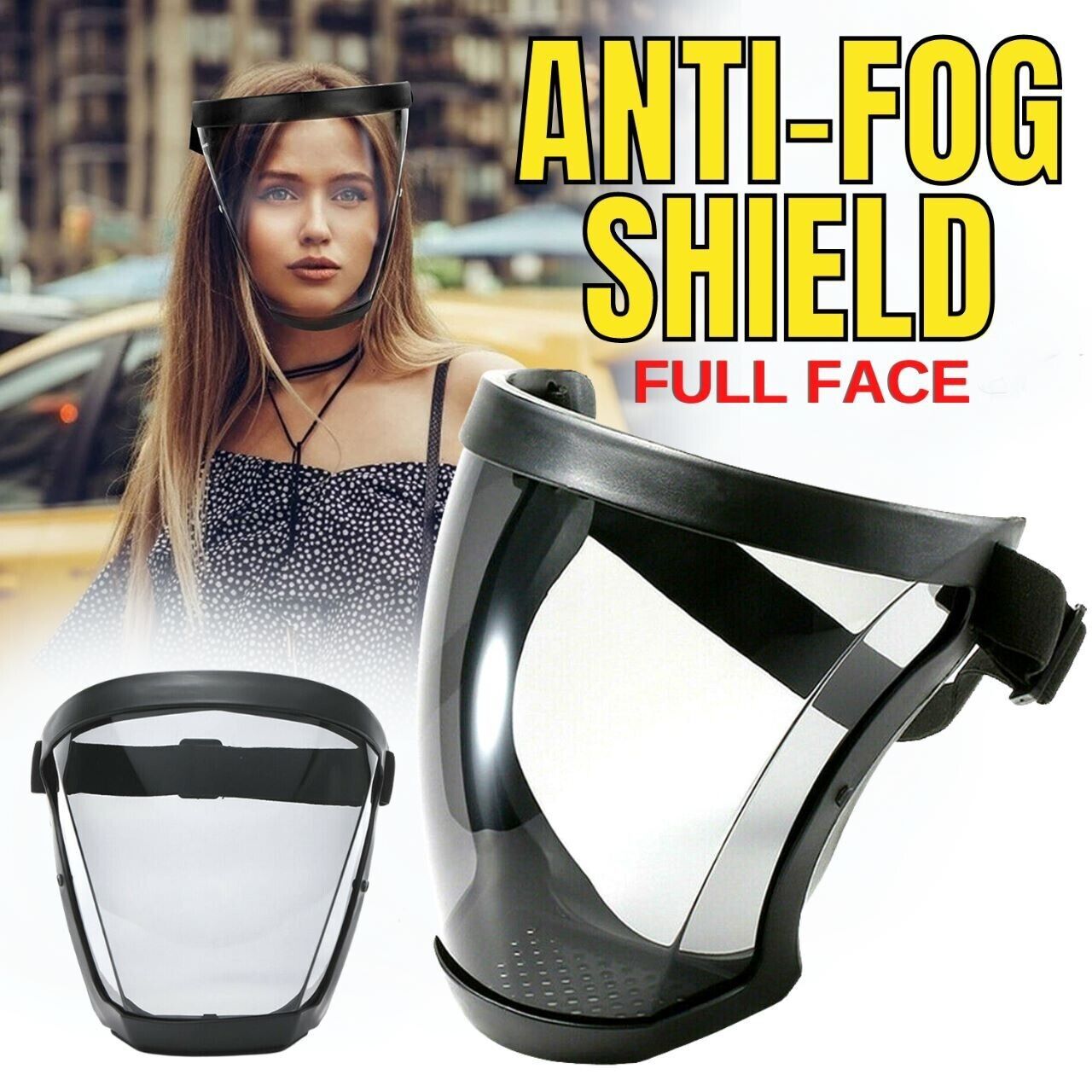 Full Face Super Protective Mask | Anti-fog Shield