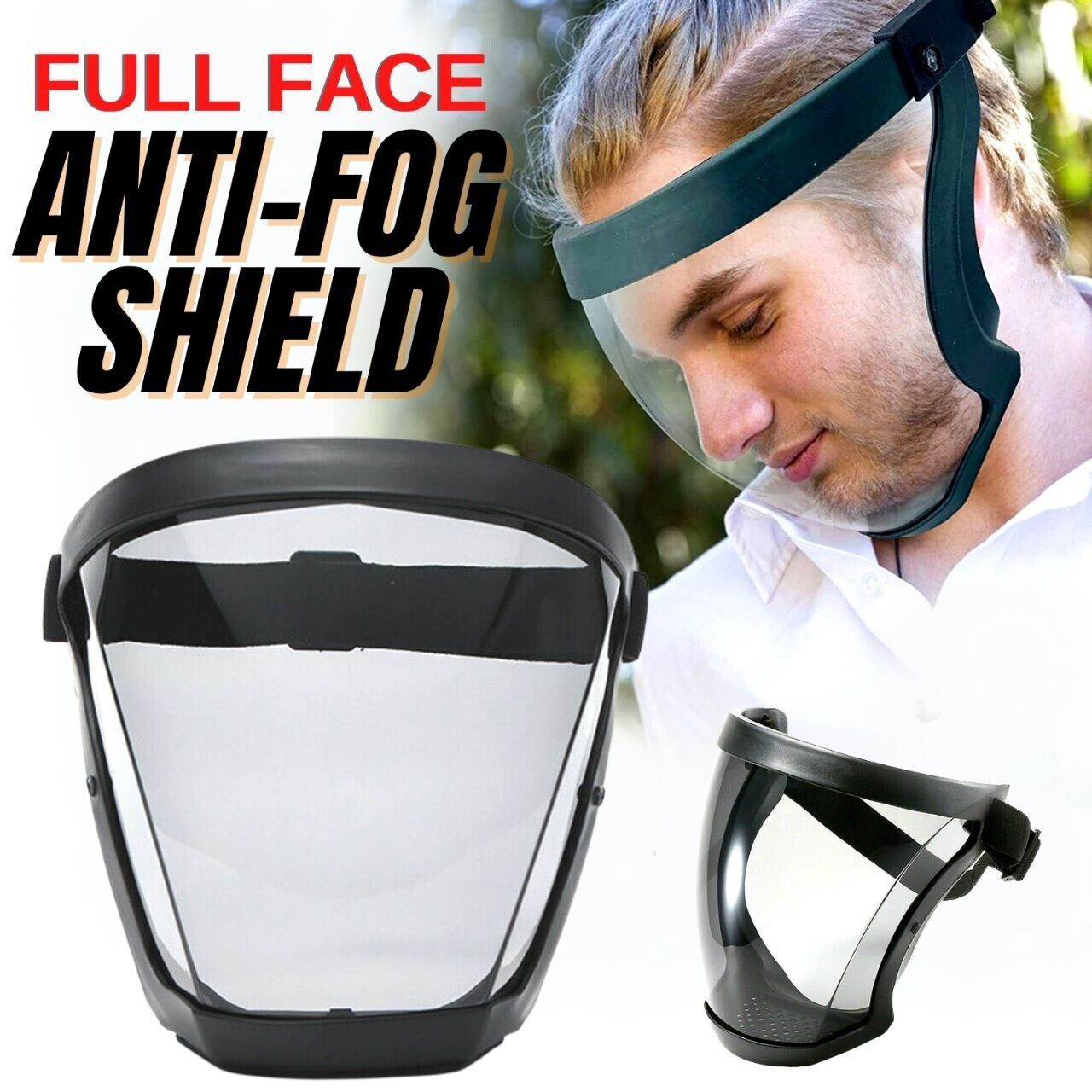 Full Face Super Protective Mask | Anti-fog Shield