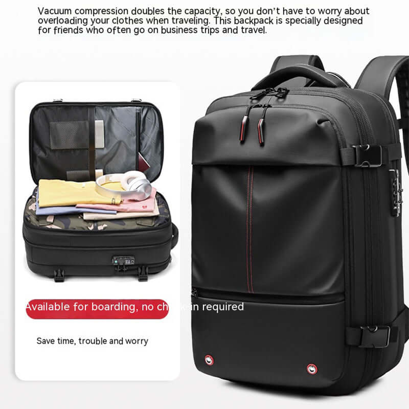 Business Travel Laptop Backpack – Multifunction & Expandable