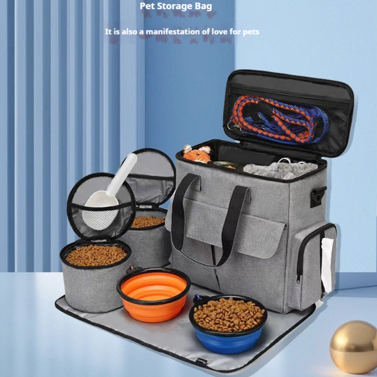 Pet Travel Backpack – Storage Bag with Mat