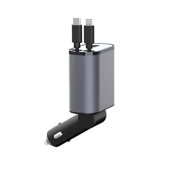 Metal Car Charger – 100W Super Fast USB-C Adapter
