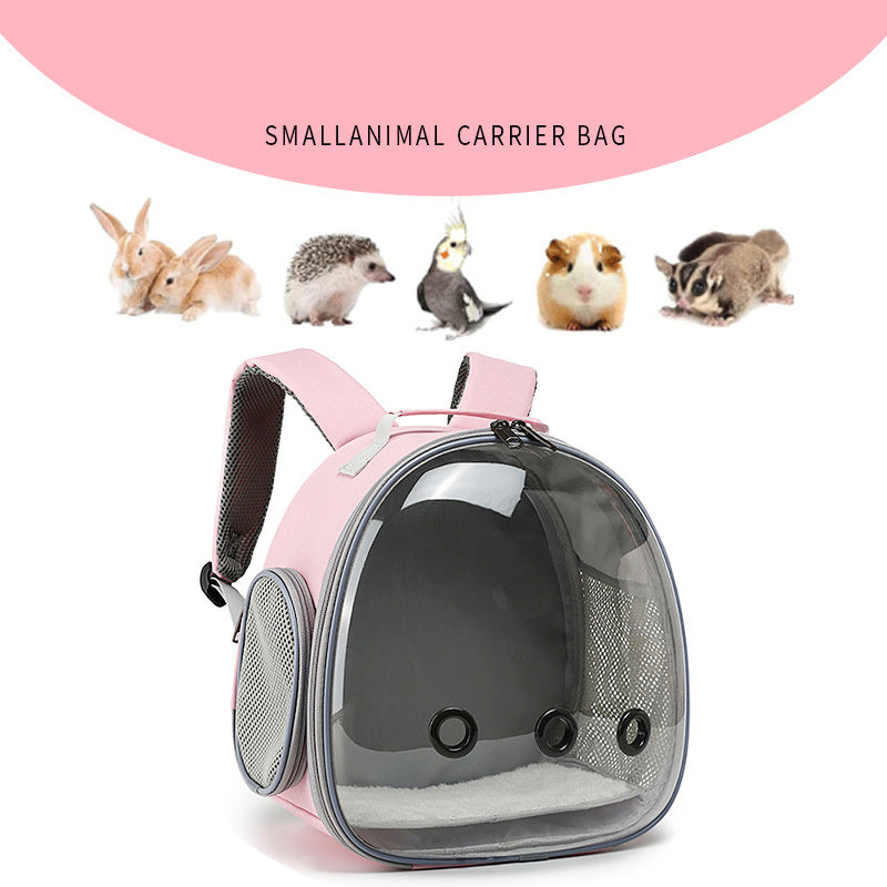Transparent Hamster & Small Pet Backpack
