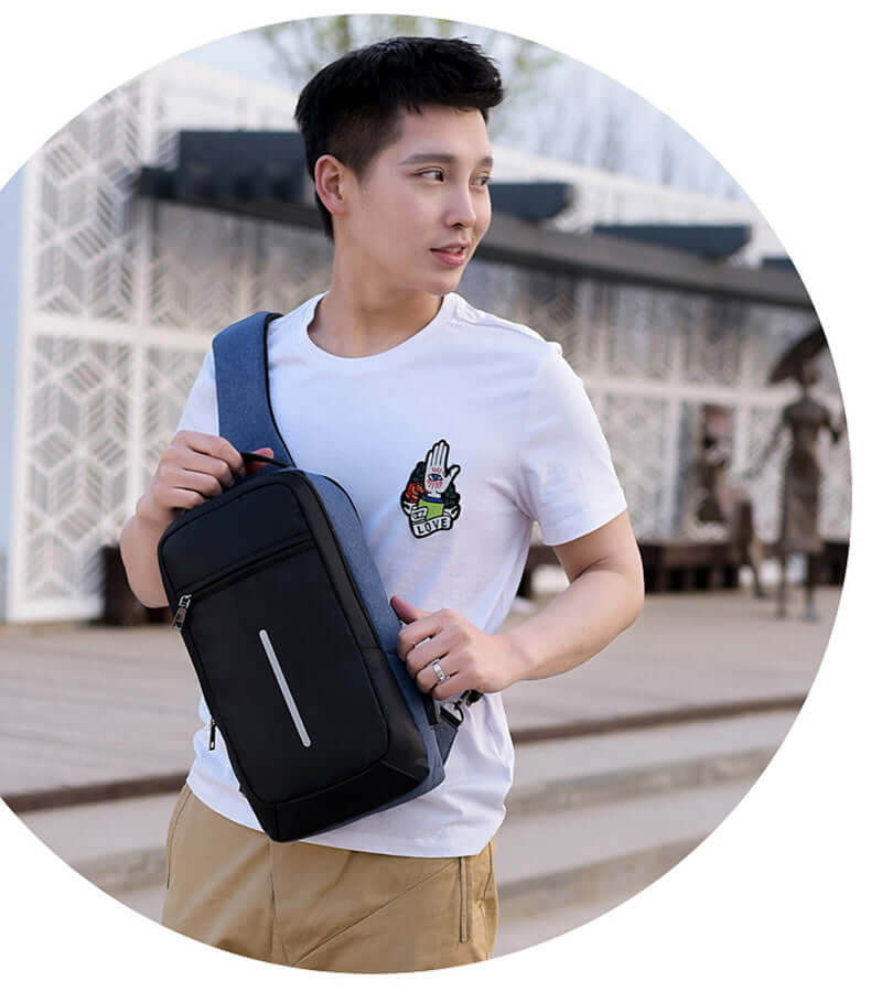 USB Charging Shoulder Bag – Anti-Theft Design