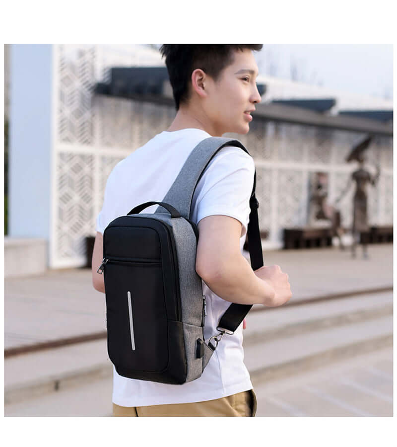 USB Charging Shoulder Bag – Anti-Theft Design