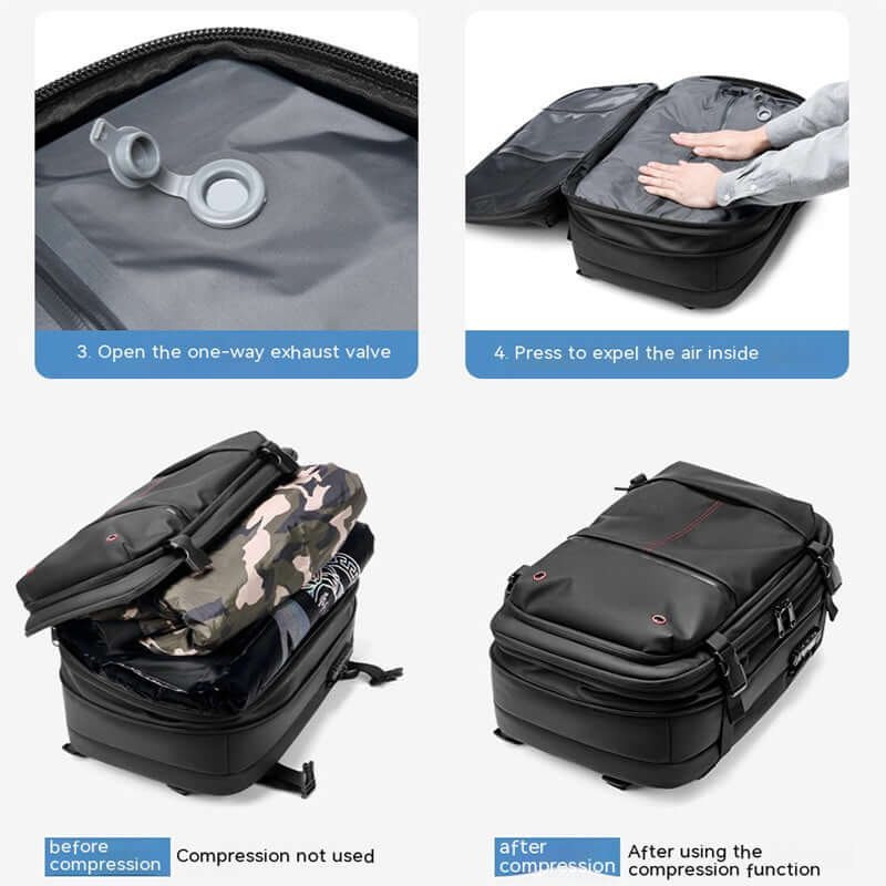 Business Travel Laptop Backpack – Multifunction & Expandable