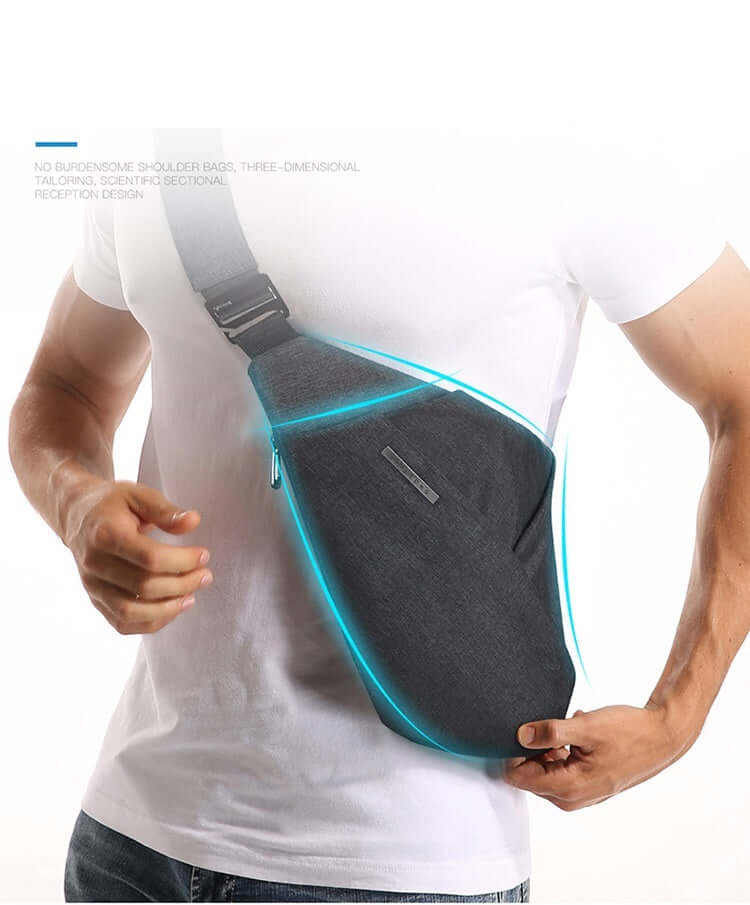 Multi-Functional Canvas Chest Bag | Anti-Theft Crossbody Travel Pack