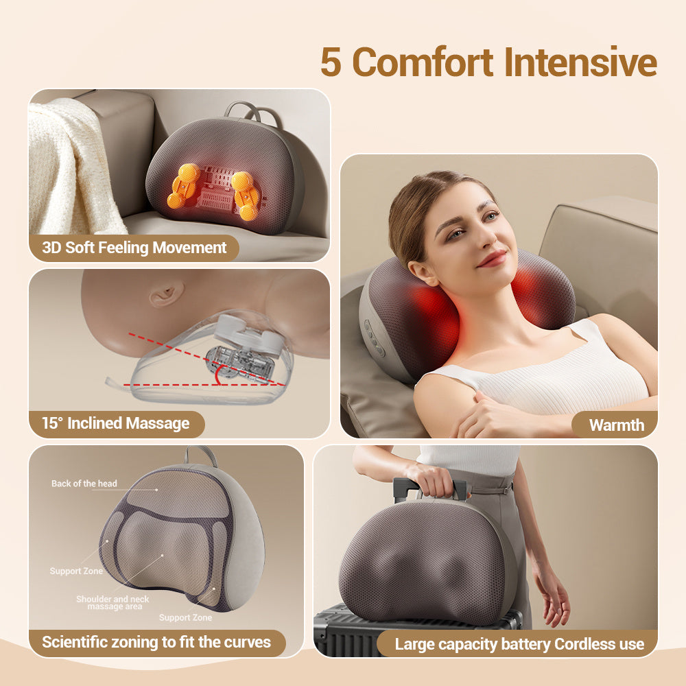 Portable Neck Massage Pillow