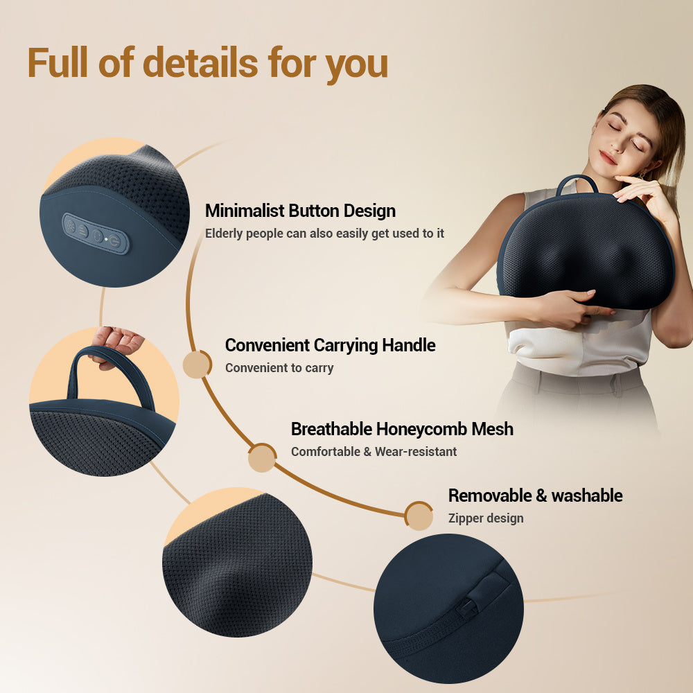Portable Neck Massage Pillow
