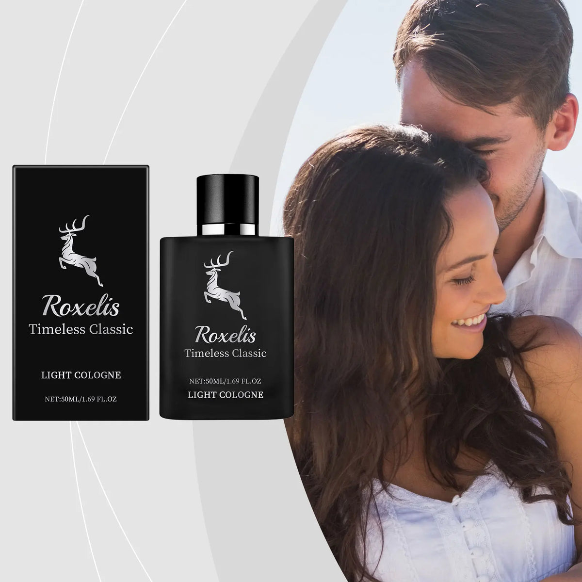 50ml Men Light Cologne Long Lasting Fresh Fragrance Perfume Spray Classic Gentleman Scent Overseas Warehouse