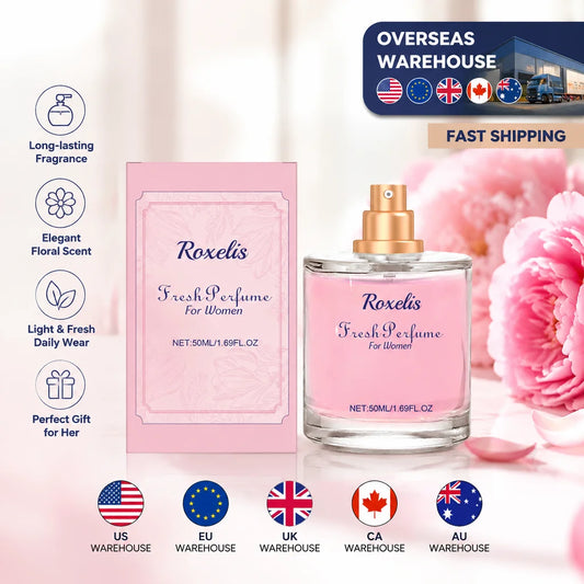 Women Fresh Soft Floral Perfume 50ml Long Lasting Gentle Romantic Fragrance Spray for Dating Wedding Daily Travel Gift