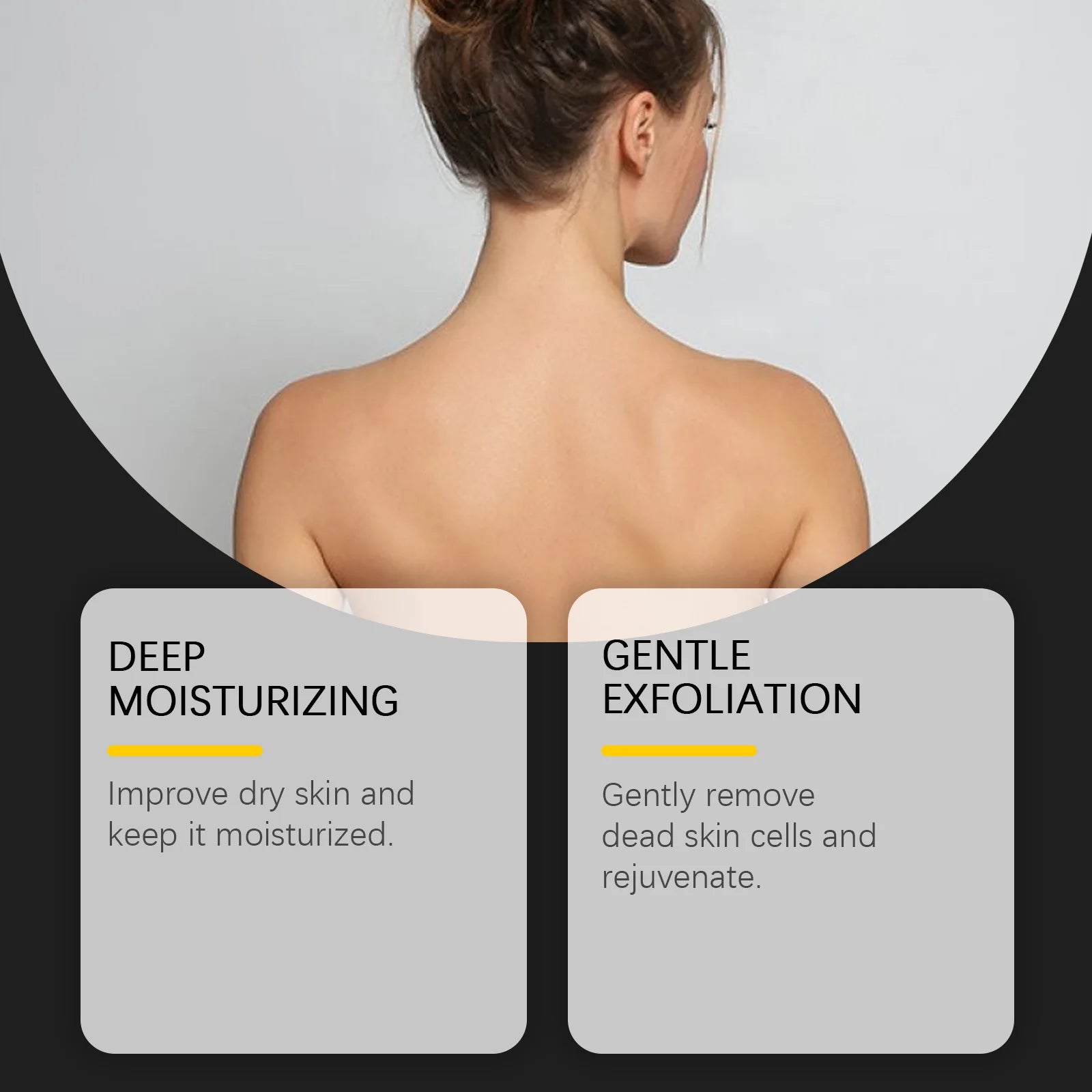 Gentle Exfoliating Hand and Body Wash 100ML Cleanses Hydrates Refreshes Moisturizes Tender Skin Care