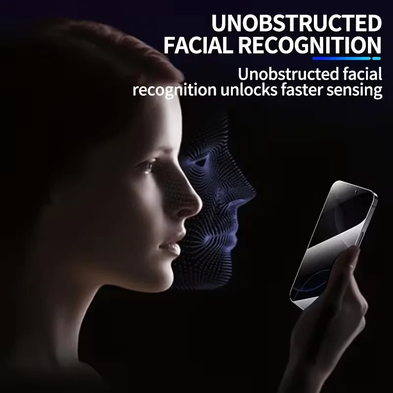 5-Pack Full-Screen Privacy Protection Steel Tempered Glass Film for iPhone Duo Ultra Fold 18 18 Pro Max 18 Pro 9H Hardness Anti-Fingerprint for Public Transport Office Metro