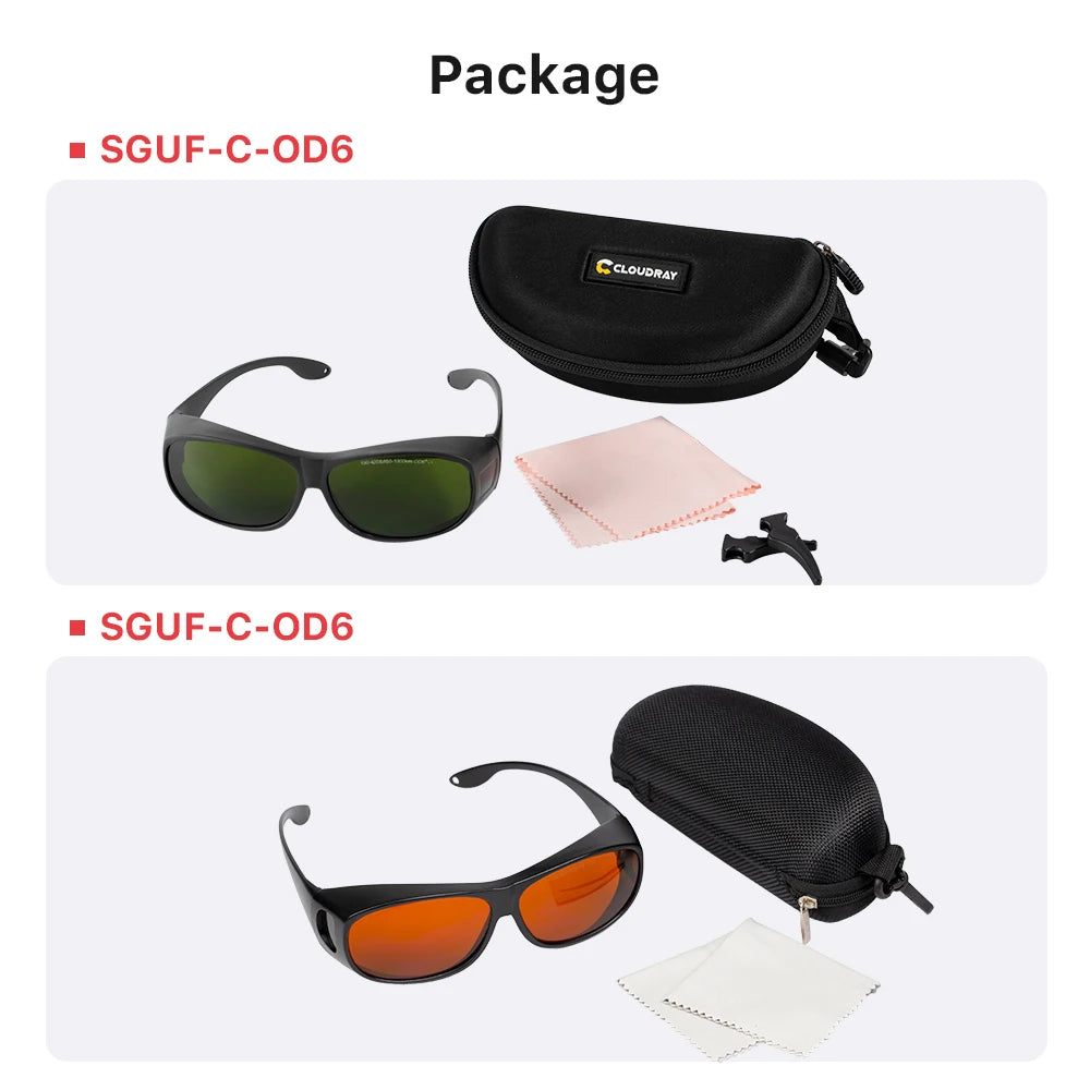 1064nm Laser Safety Goggles 190-420 & 850-1300nm 190-550 CE Protective Goggles Protect For Fiber Laser UV Laser Green Laser