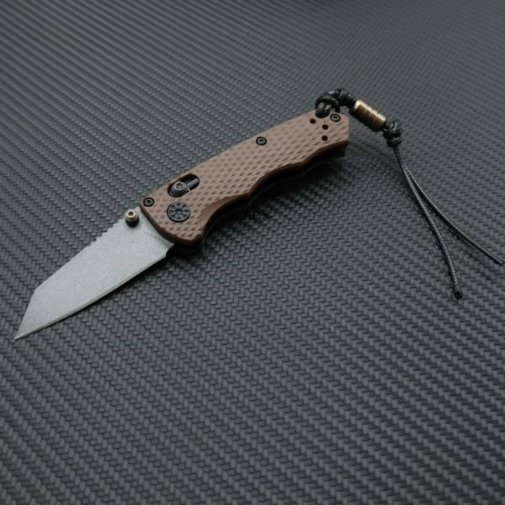 BM 290BK Full Immunity Folding Knife Wharncliffe Blade Outdoor Hunting Camping Fishing  EDC with Safety Lock Pocket Tools