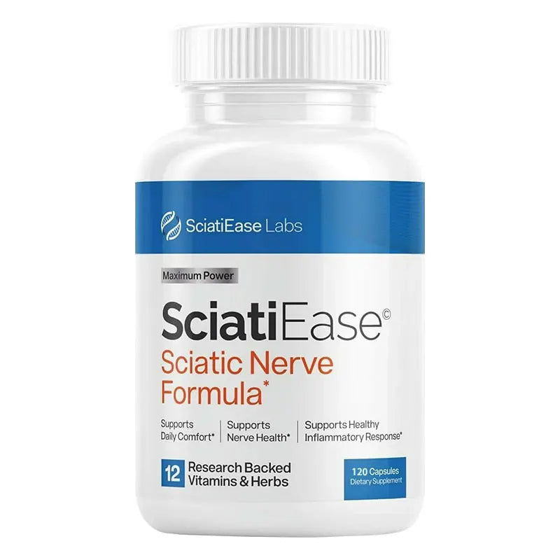 Sciatic Nerve Health Support Supplement with PEA, Vitamin B Complex, Alpha Lipoic Acid for Muscles Joints Sleep Nerve Support