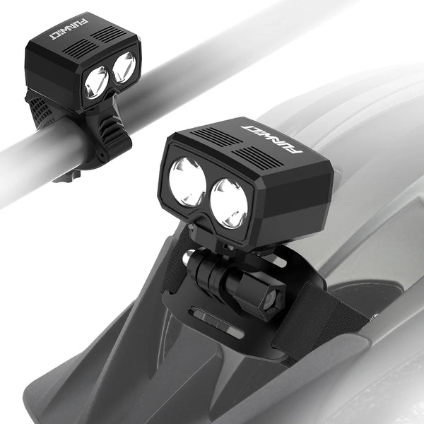 FUNWICT Bike Helmet Light 1000 Lums Waterproof Flashlight Bicycle Headlight USB Charging LED Front Lamp MTB Road Bike Night Safety Cycling Accessories