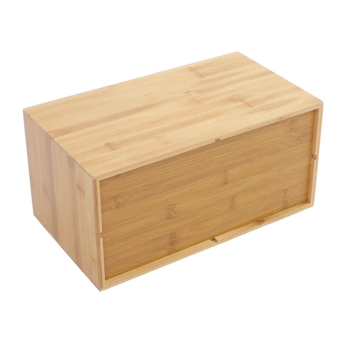 NEWEST Bamboo Desk Organizer, 4 Drawer Mini Desk Drawer, Desk Drawer Storage Box, for Office and Home