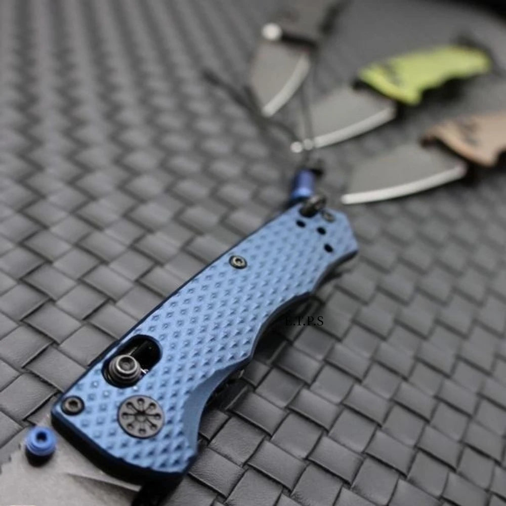 BM 290BK Full Immunity Folding Knife Wharncliffe Blade Outdoor Hunting Camping Fishing  EDC with Safety Lock Pocket Tools