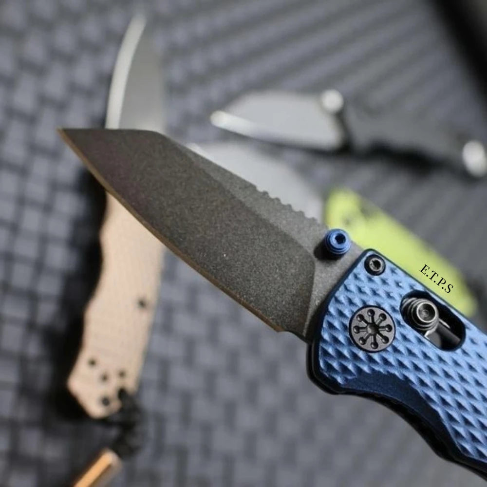 BM 290BK Full Immunity Folding Knife Wharncliffe Blade Outdoor Hunting Camping Fishing  EDC with Safety Lock Pocket Tools