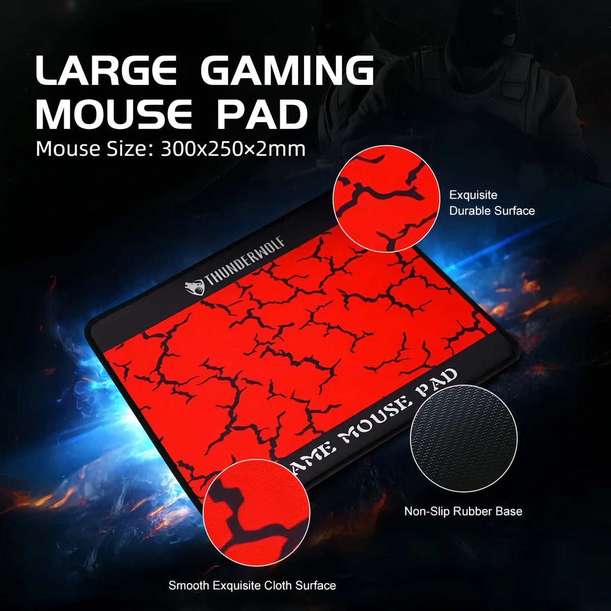 T-WOLF 4 in 1 Gaming Combo Set RGB Keyboard Mouse Headset Large Mousepad Wired USB Rainbow LED Back to School PC Gamer Kit for Desktop Laptop