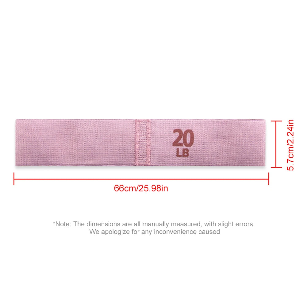 Hip Resistance Bands Anti-Slip Stretch Fitness Strips Portable Glute Thigh Elastic Bands Yoga Gym Equipment