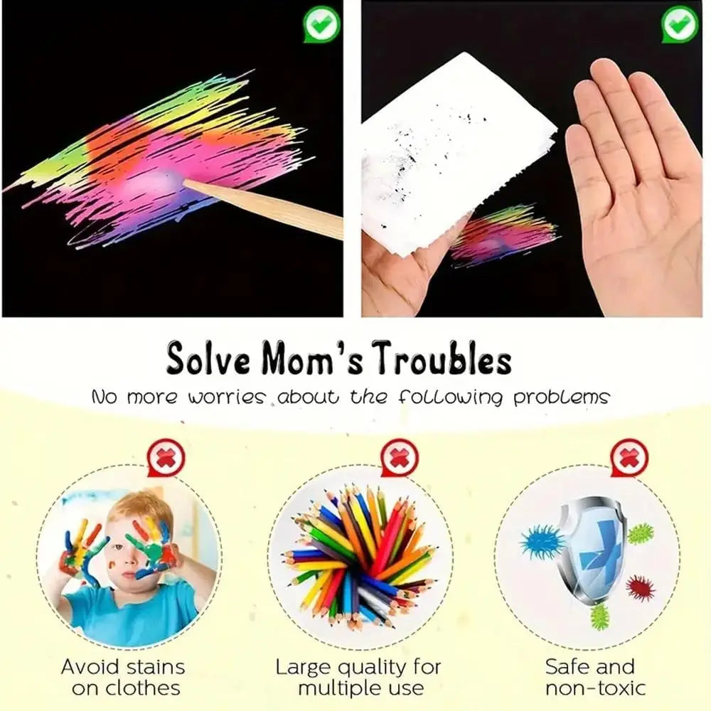 100 Pcs Rainbow Scratch Paper Art Notes - Crafts for Kids Ages 4-8, Classroom Prizes, 1st 2nd 3rd Grade School Activity Bulk, End of Year Student Gifts from Teacher, Birthday Gifts for Boys Girls, Christmas Gift