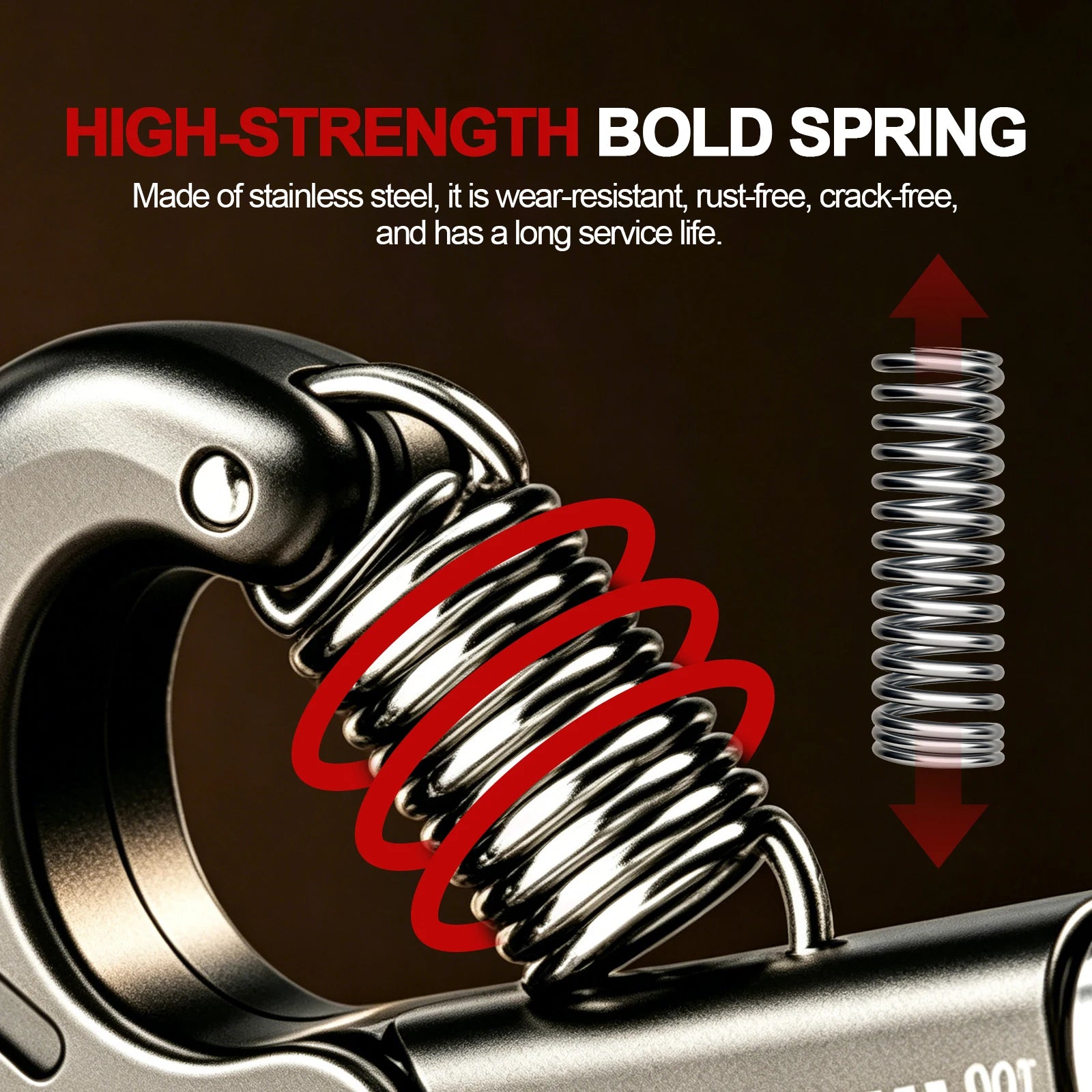 Adjustable Hand Grip Strengthener Trainer with Electronic Counter, Grip Strength Training Tool 5-100KG, Forearm Wrist Exerciser, Finger Exercise Equipment for Men Women Fitness, Bodybuilding, Climbing, Golf, Tennis, Rehabilit