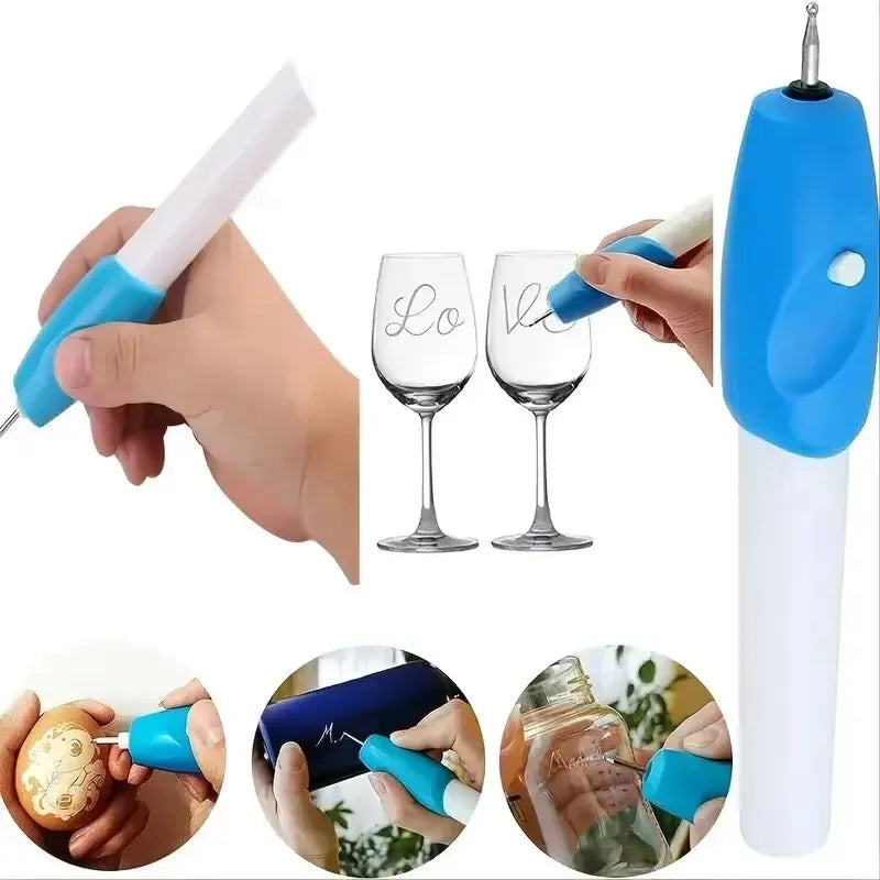 Mini Wireless Engraving Pen for Crafts And DIY Personalized Name Writing Tool Portable Engraver for Home And Garden