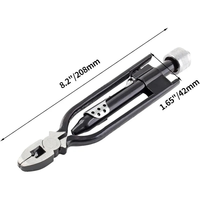 6/9 Inch Safety Wire Pliers with 50ft Safety Wire Heavy Duty Wire Twisting Tool for Aircraft Hinery Vehicles, Preventing Hardware Loosening, Safety Wire Twisting, Heavy Duty Pliers, Durable Build Quality, Reliable Performance