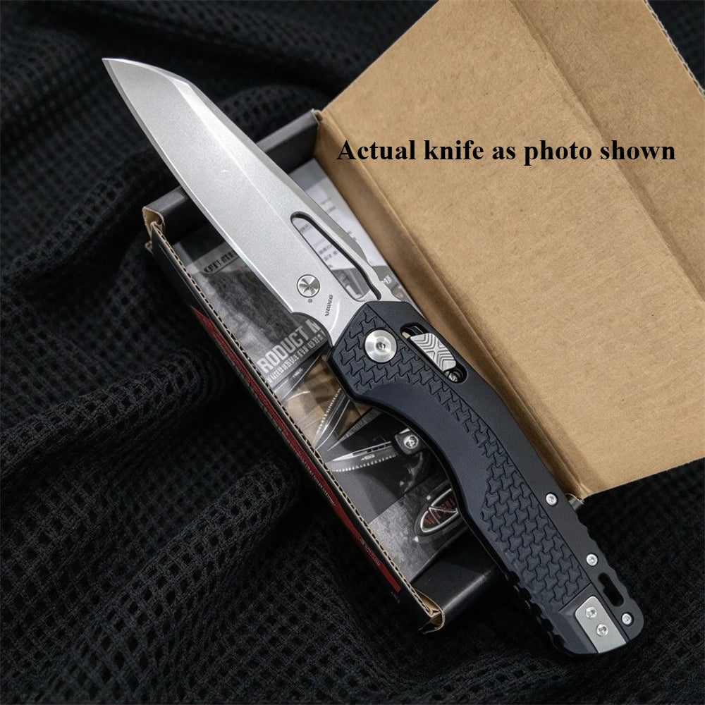 Microtech MSI™ RAM-LOK™ S/E Stonewash Tri-Grip – Polymer OD Green Outdoor Camping Lock Knife