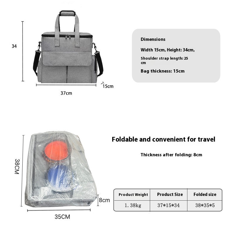 Pet Travel Backpack – Storage Bag with Mat