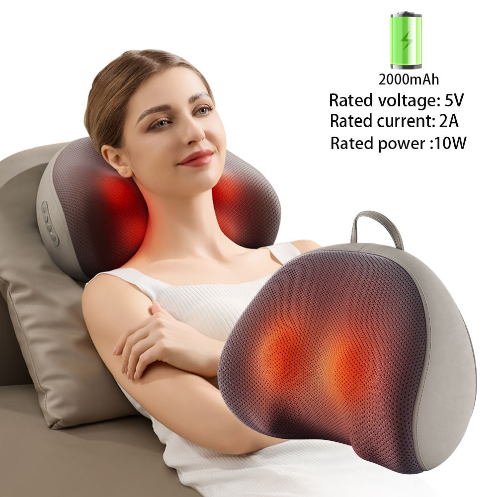 Portable Neck Massage Pillow
