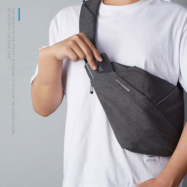 Multi-Functional Canvas Chest Bag | Anti-Theft Crossbody Travel Pack