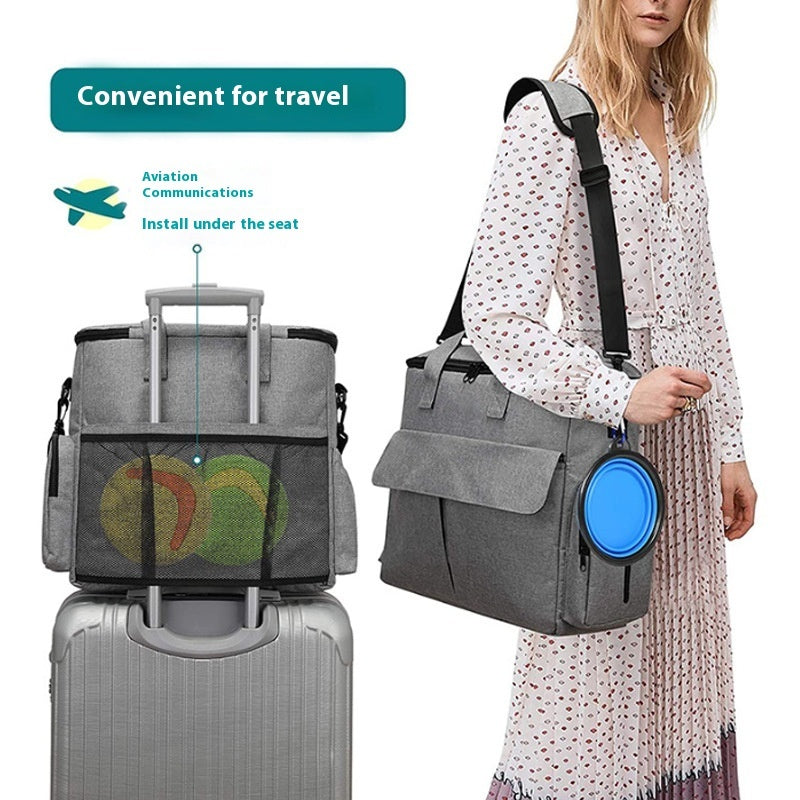 Pet Travel Backpack – Storage Bag with Mat