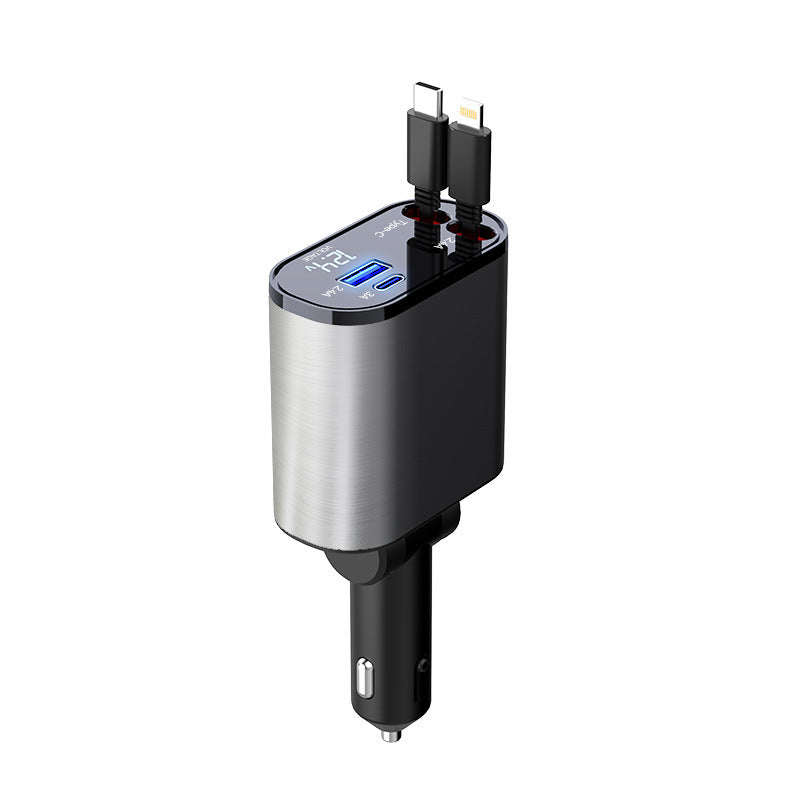 Metal Car Charger – 100W Super Fast USB-C Adapter